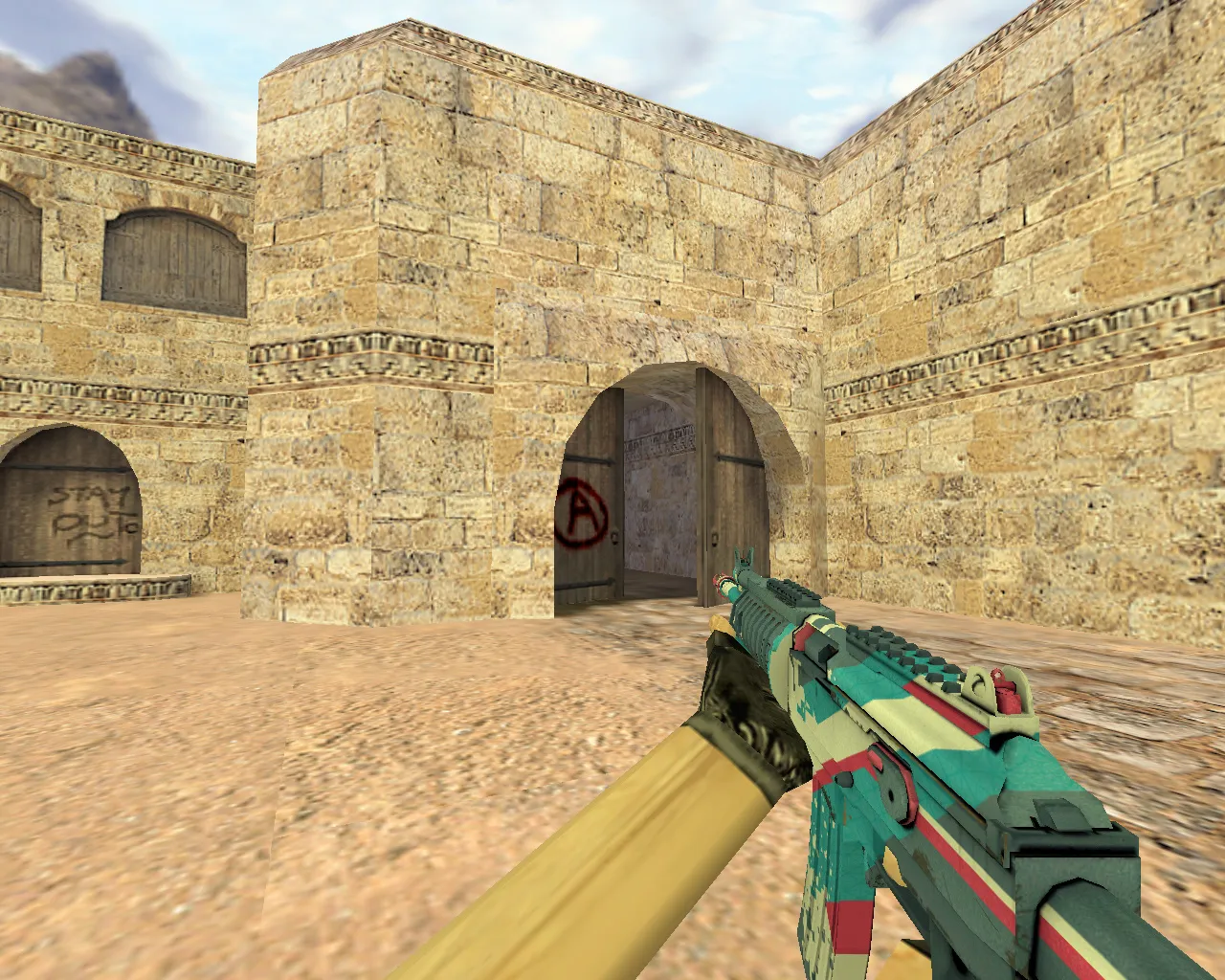 Скачать Модель «Galil Леденец» для CS 1.6 - Погрузитесь в игру - Скриншот