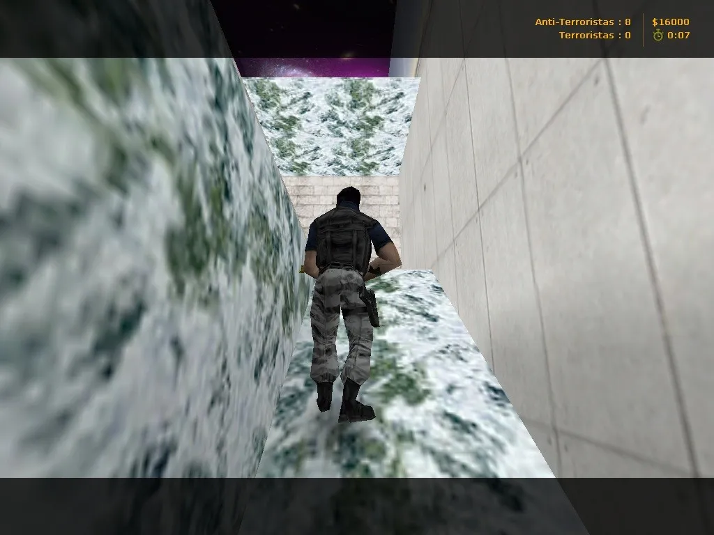 Скачать de_frozen_wars для CS 1.6: тактика за Т и КТ, точки, .nav, оптимизация wpoly/epoly - Скриншот