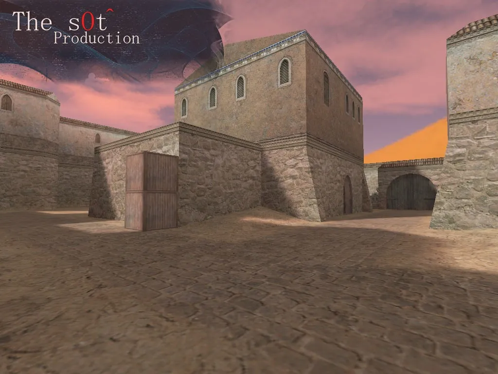 Скачать Карта de_western_b3 для CS 1.6: тактика и особенности - Скриншот