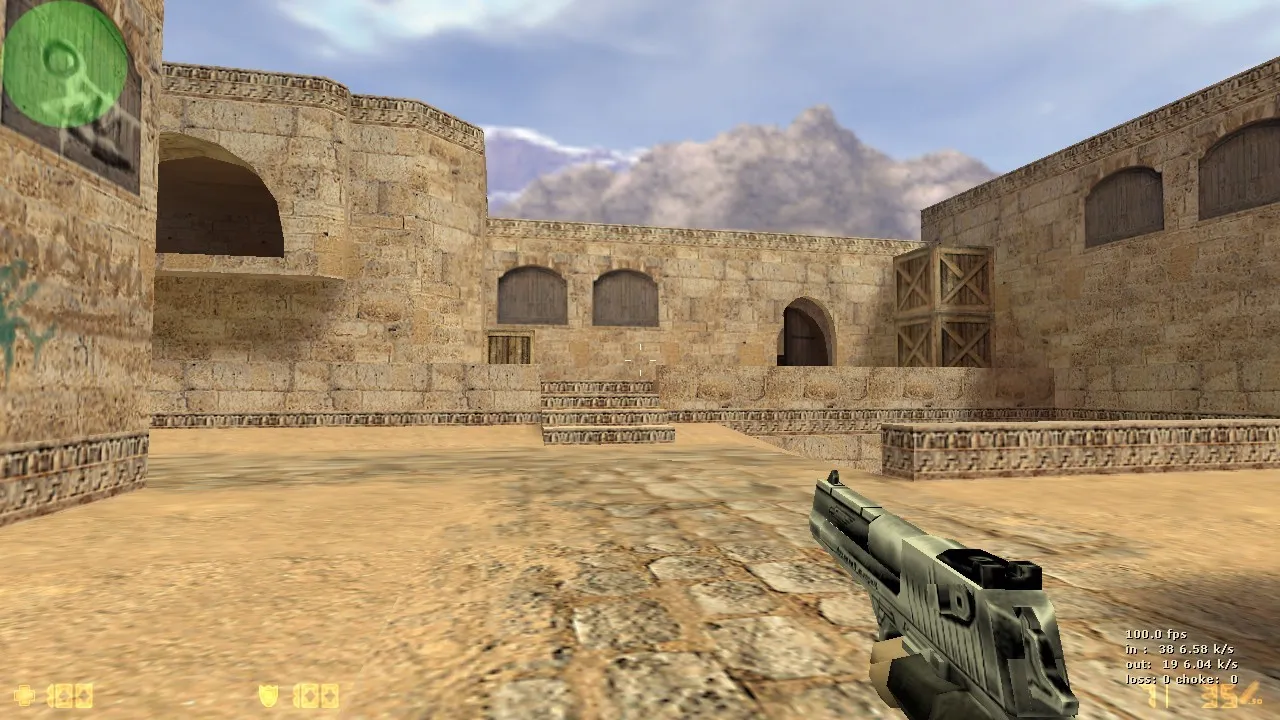Скачать de_dust2_hng карта для CS 1.6: баланс сторон, точки, .nav, оптимизация wpoly/epoly - Скриншот