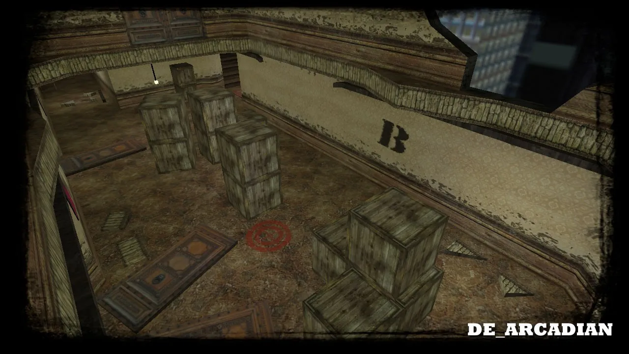 Скачать de_arcadian_v1 карта для CS 1.6: точки, маршруты, баланс сторон, .nav, оптимизация wpoly/epoly - Скриншот