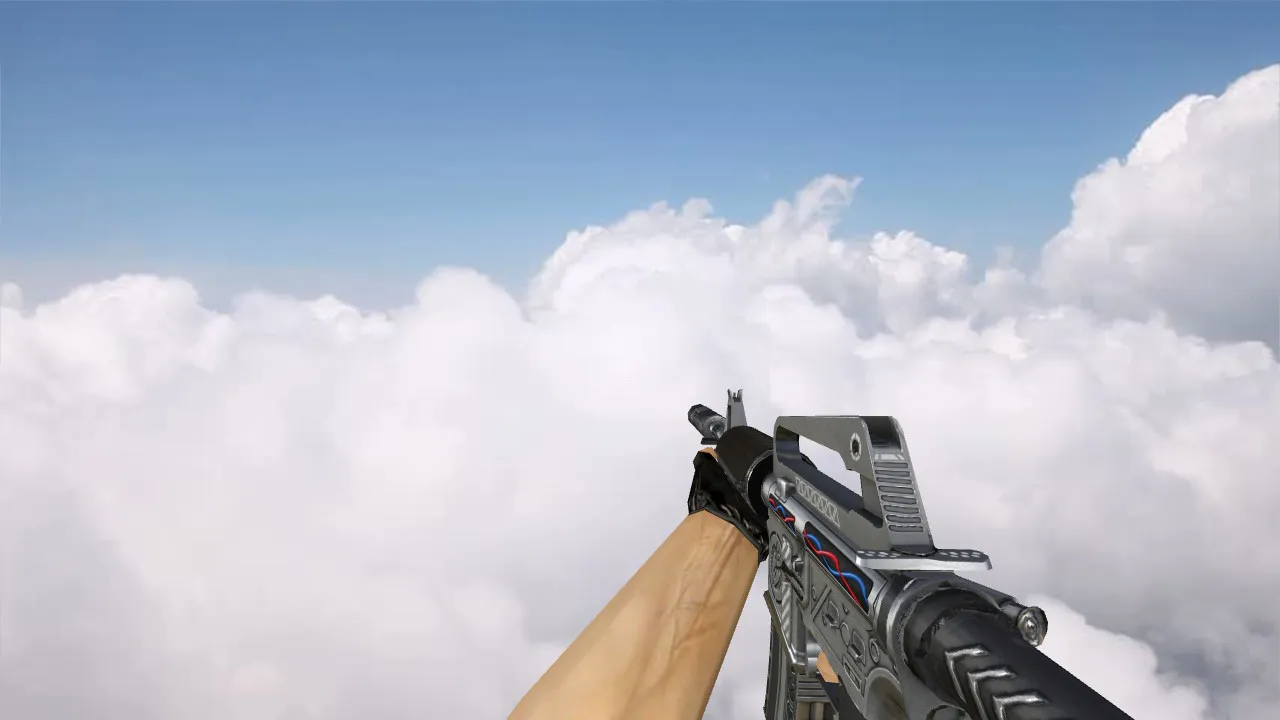 Модель M4A1 Defuser v_ / p_ / w_ для CS 1.6: звуки, анимация осмотра, текстуры и настройка отображения — скриншот 3