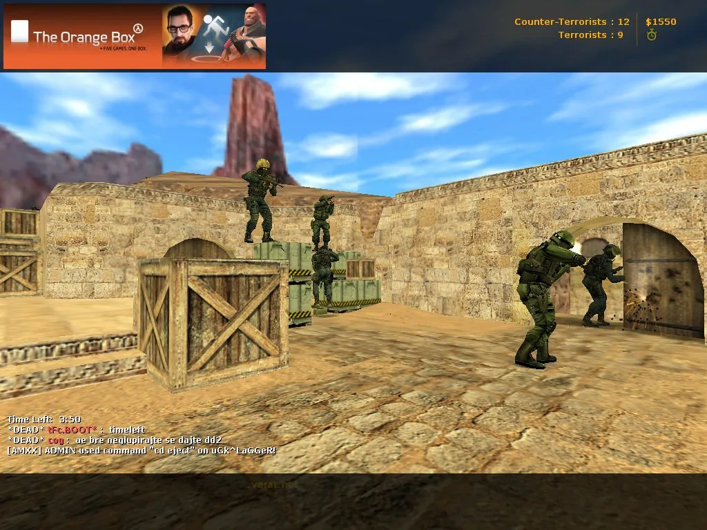 Скачать de_dust2_mini для CS 1.6: тактика, точки, навигация ботов и оптимизация карты - Скриншот