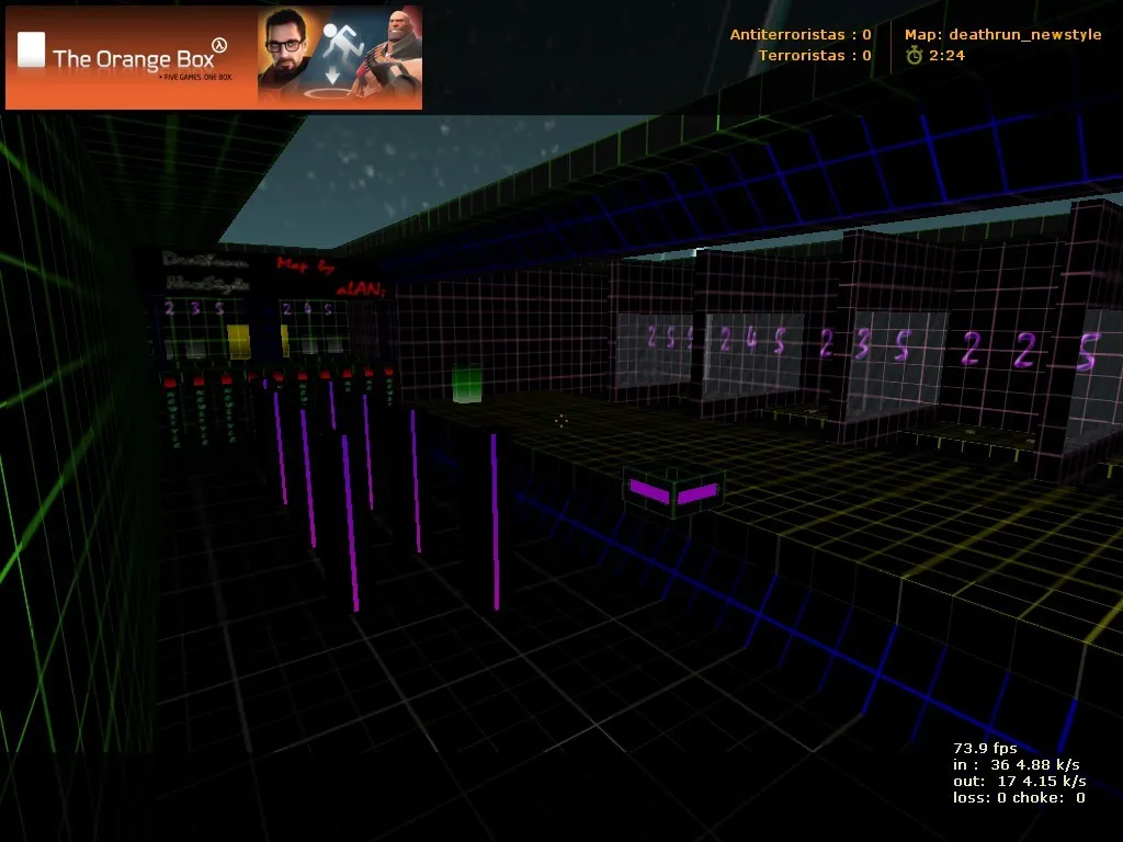 Скачать deathrun_newstyle для CS 1.6: карты deathrun, точки, навигация для ботов, оптимизация wpoly/epoly - Скриншот