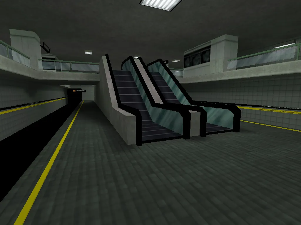 Скачать Карта de_metro для CS 1.6 - Тактические особенности и стратегии - Скриншот