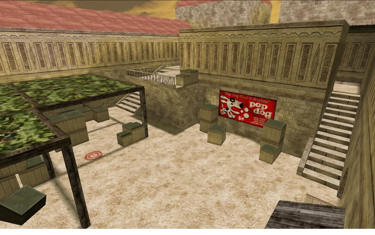 Скачать Карта de_solitude для Counter-Strike 1.6: тактика и особенности - Скриншот