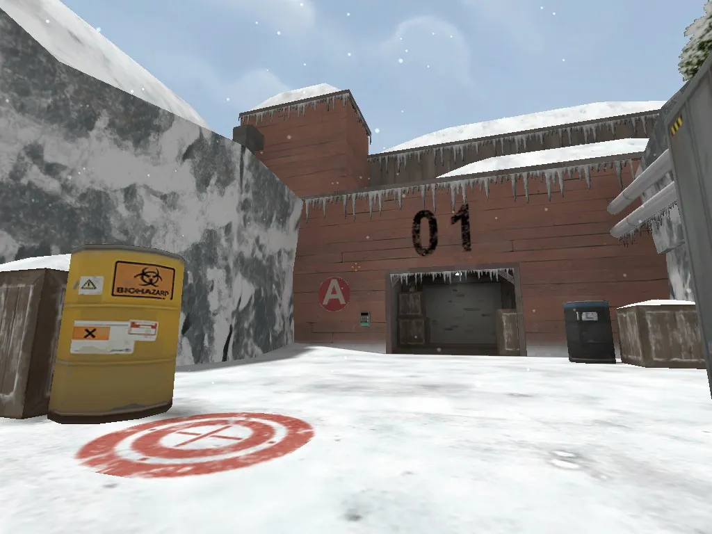 Скачать Карта de_icicle для CS 1.6 - Тактики и особенности - Скриншот