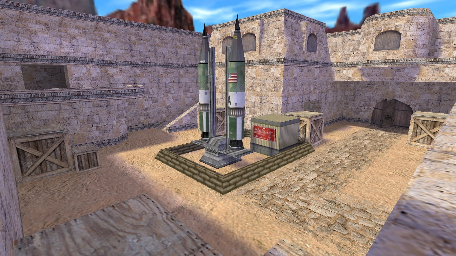 Скачать Карта de_scud для CS 1.6: Тактики, оптимизация и баланс - Скриншот