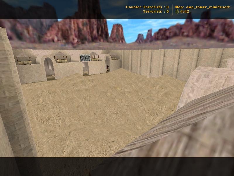 Скачать awp_tower_minidesert - Скриншот