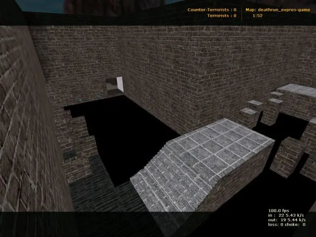 Скачать deathrun_expres-game для CS 1.6: карта deathrun, точки, маршруты и настройка сервера - Скриншот
