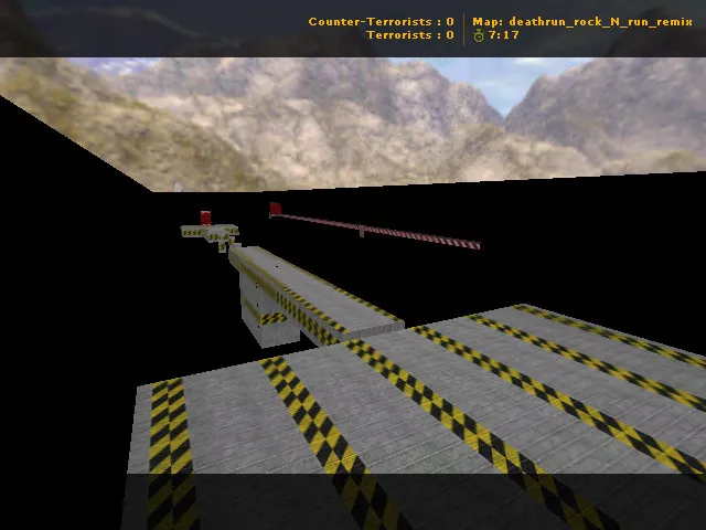 Скачать deathrun_rock_n_run_remix для CS 1.6: карта deathrun, точки, маршрут и оптимизация - Скриншот