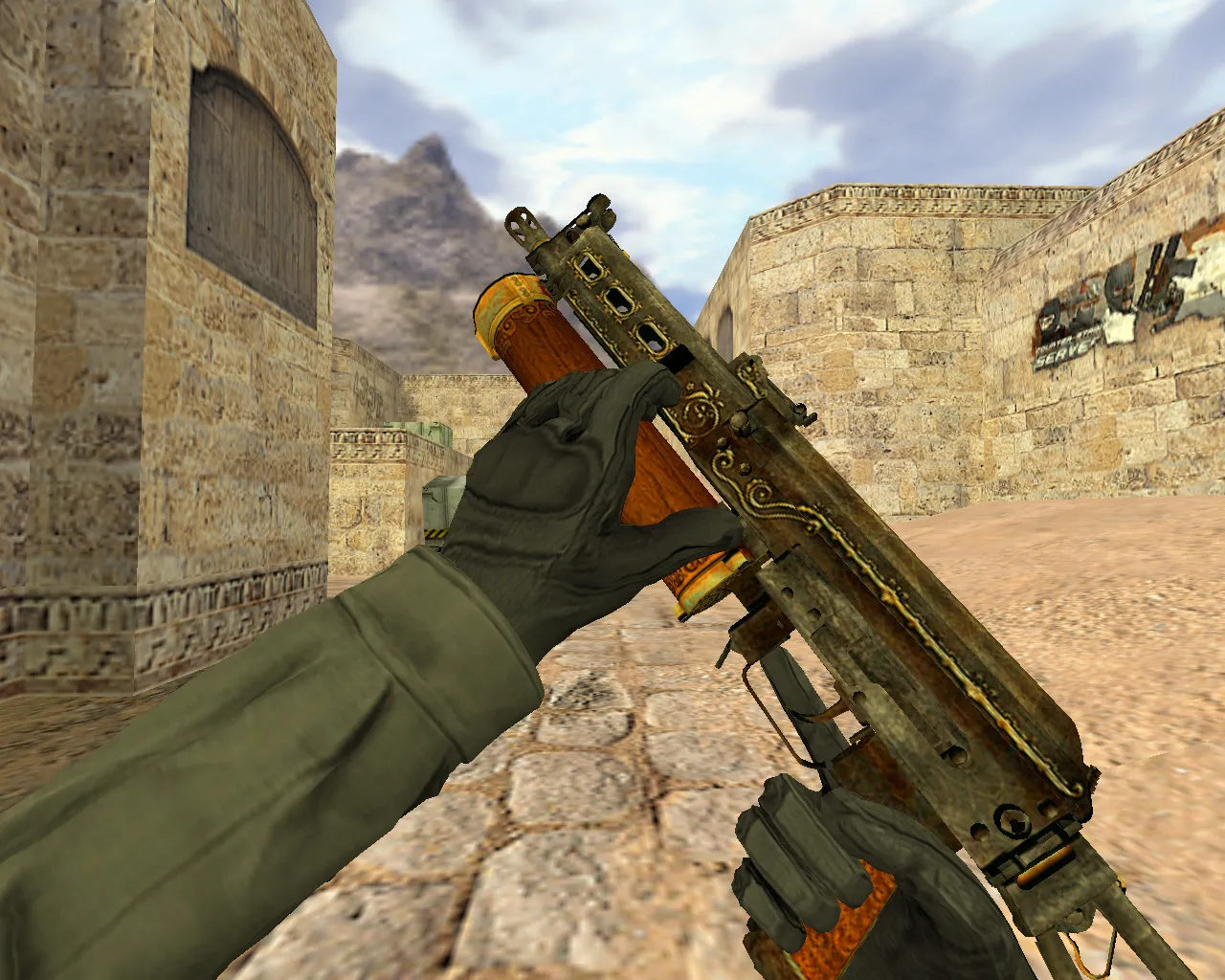 Скачать Модель Бизон Антиквариат для CS 1.6 - Скачай и играй - Скриншот