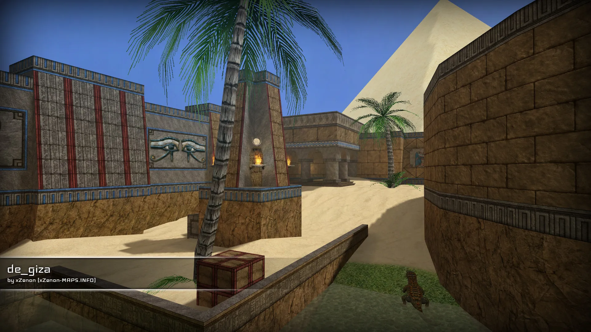 de_giza_b3 карта для CS 1.6: баланс сторон, точки, .nav для ботов, оптимизация wpoly/epoly — скриншот 7