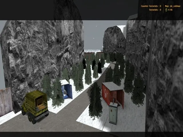 Скачать de_coldwar для CS 1.6: тактика, точки, bots .nav и оптимизация wpoly/epoly - Скриншот