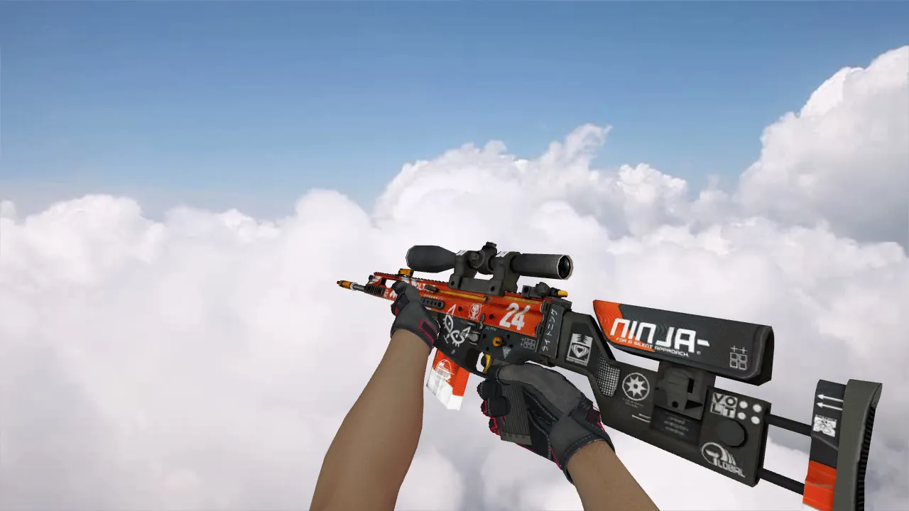 Скачать Модель SG-550 «Кровавый спорт» для CS 1.6 - Идеальный выбор - Скриншот