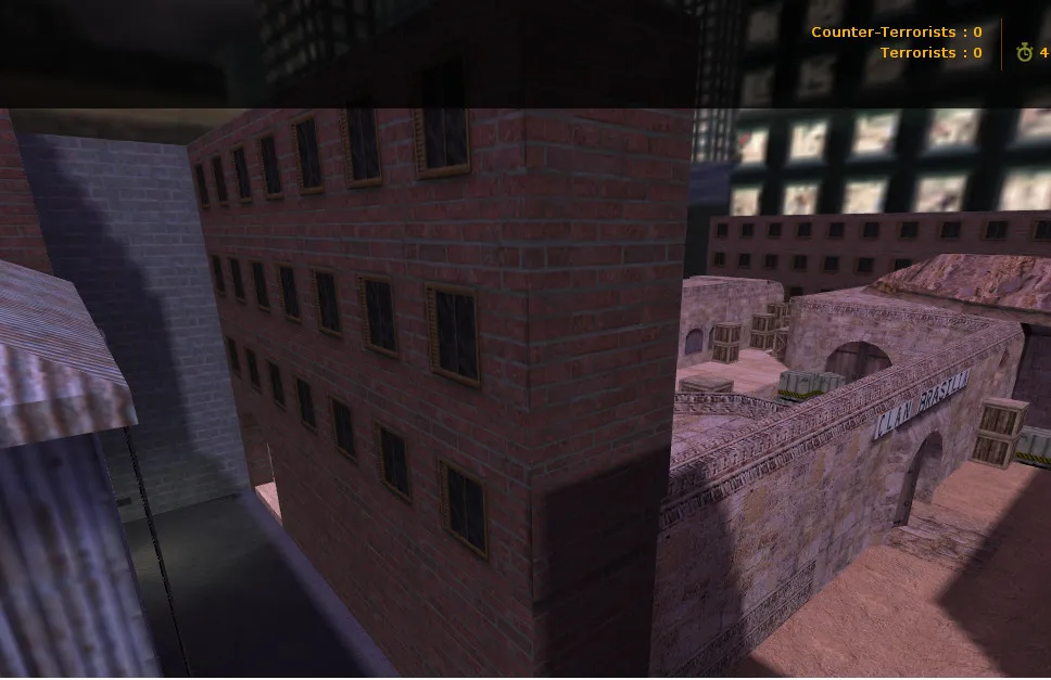 Скачать Карта de_assault32_c4 для CS 1.6: баланс сторон, точки под плент и контроль центра - Скриншот