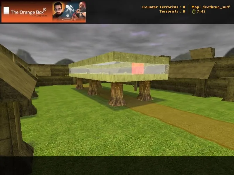 Скачать deathrun_surf! для CS 1.6: deathrun карта, тактика, оптимизация, .nav и баланс сторон - Скриншот