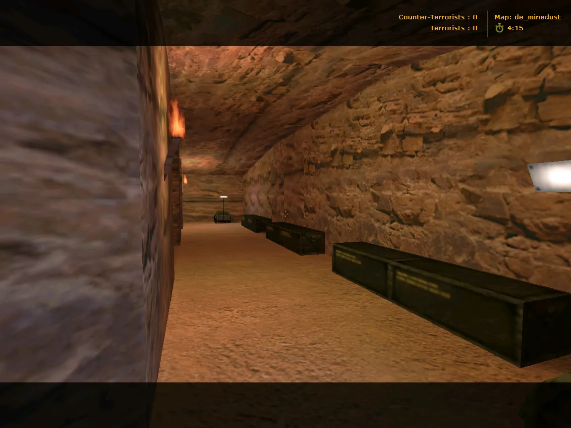 Скачать Карта de_minedust для CS 1.6: Тактические возможности и особенности - Скриншот