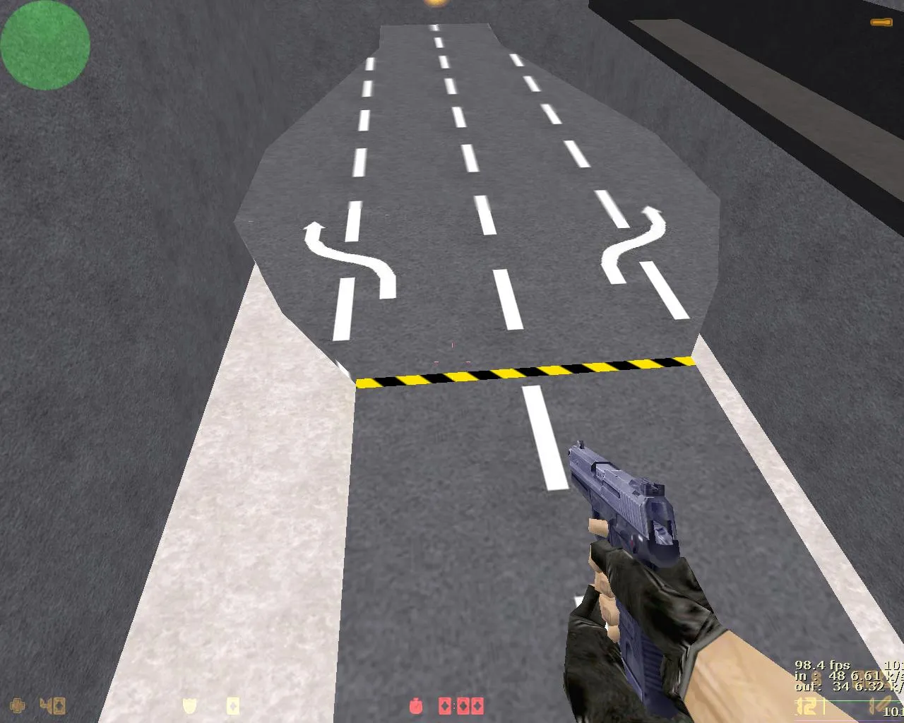 Скачать deathrun_highroad для CS 1.6: точки, боты .nav, баланс сторон и настройка сервера - Скриншот