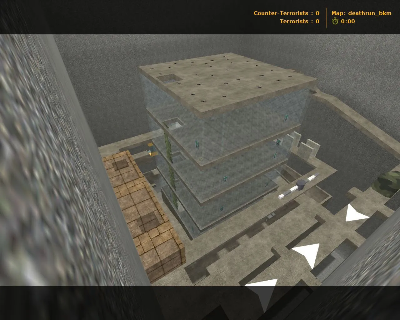 Скачать deathrun_bkm для CS 1.6 — тактика за спецов, точки, .nav и оптимизация карты - Скриншот