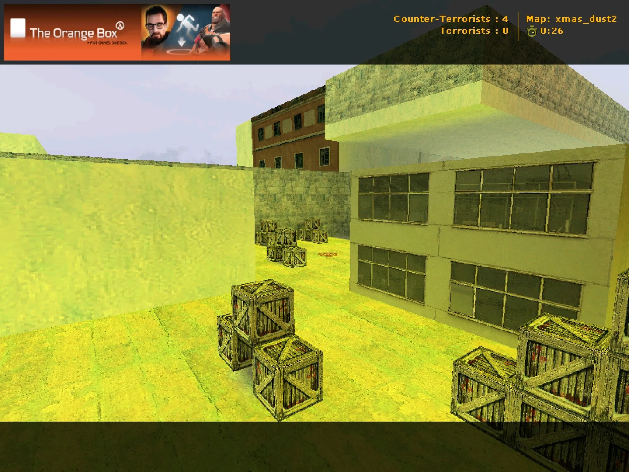 Скачать Карта xmas_dust2 для CS 1.6 – Зимняя версия классической карты - Скриншот