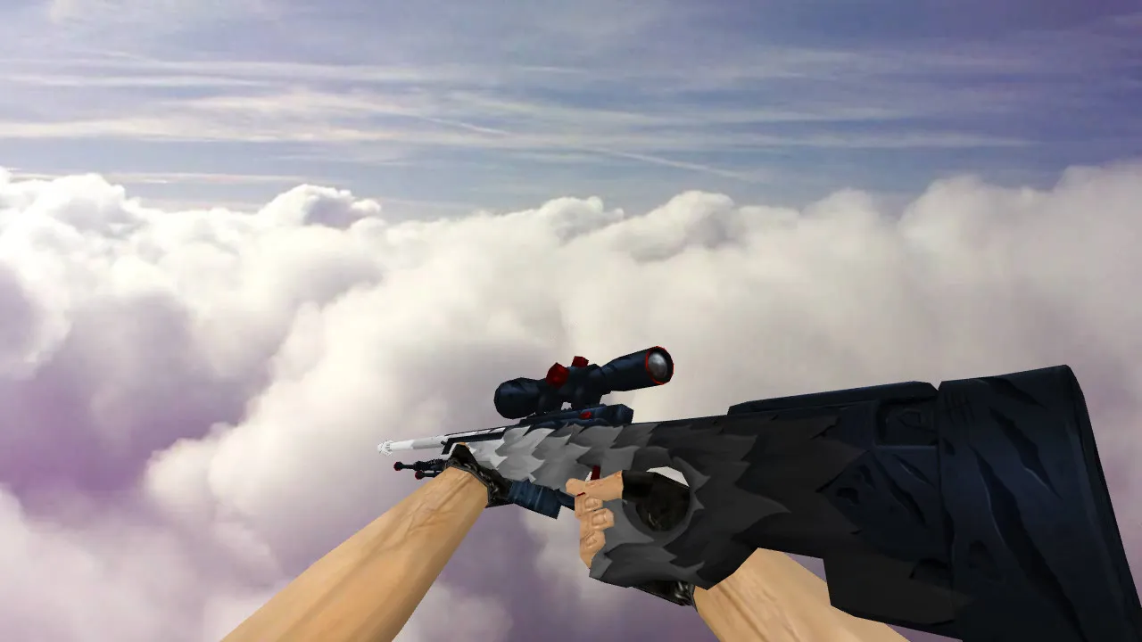 Скачать AWP White Fang для CS 1.6 - Модель с уникальным дизайном - Скриншот