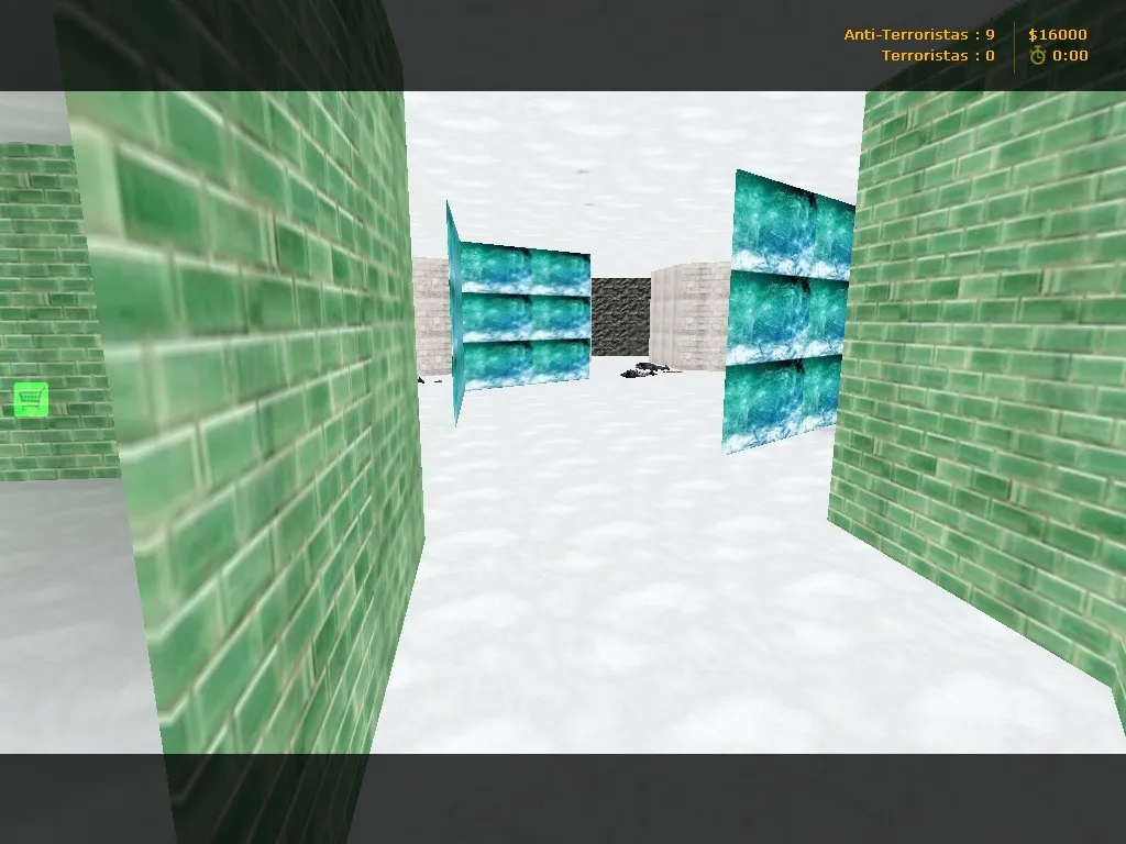 Скачать de_frozen_wars для CS 1.6: тактика за Т и КТ, точки, .nav, оптимизация wpoly/epoly - Скриншот