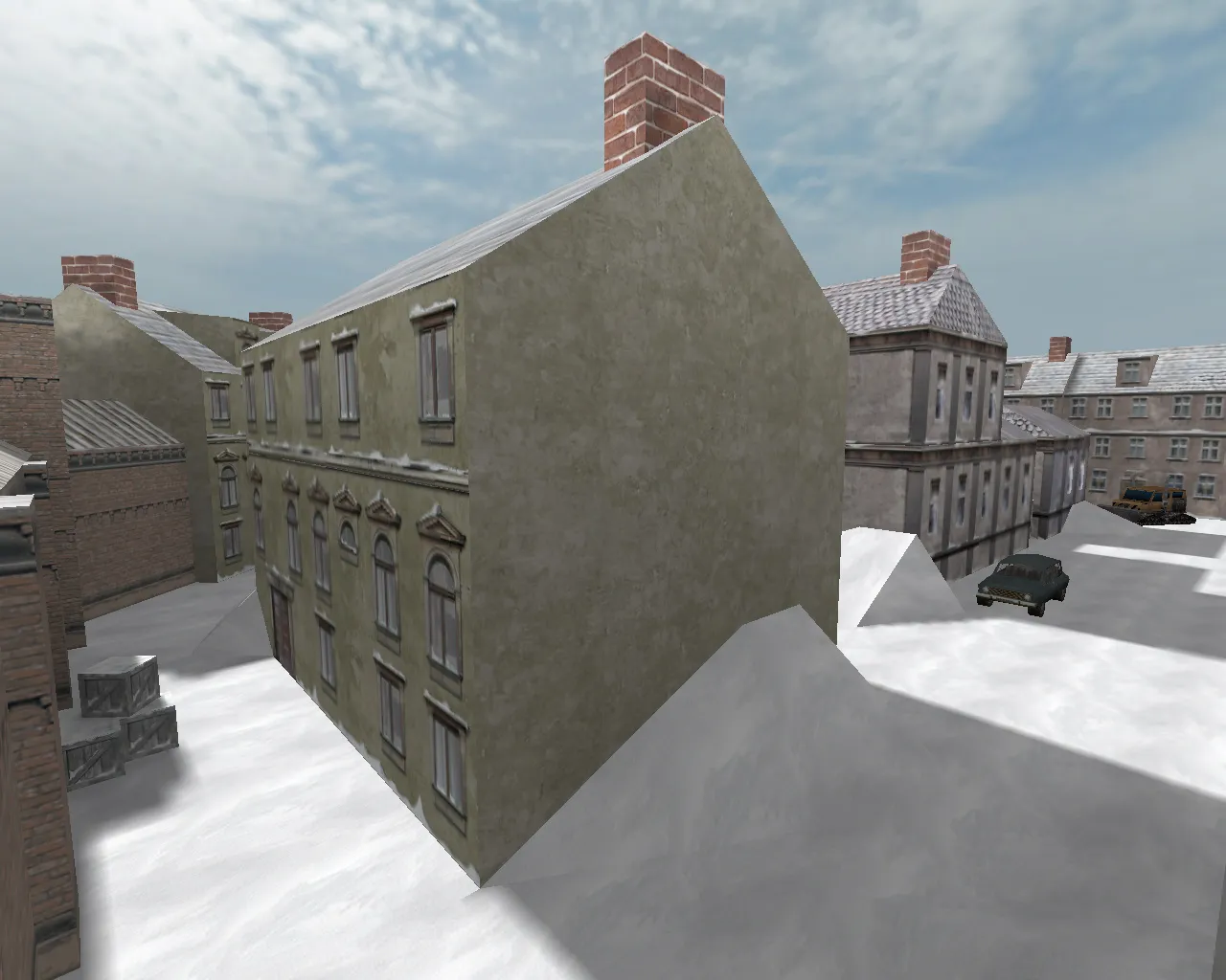 Скачать cs_winter для CS 1.6: тактики сторон, точки, .nav для ботов и оптимизация карт - Скриншот
