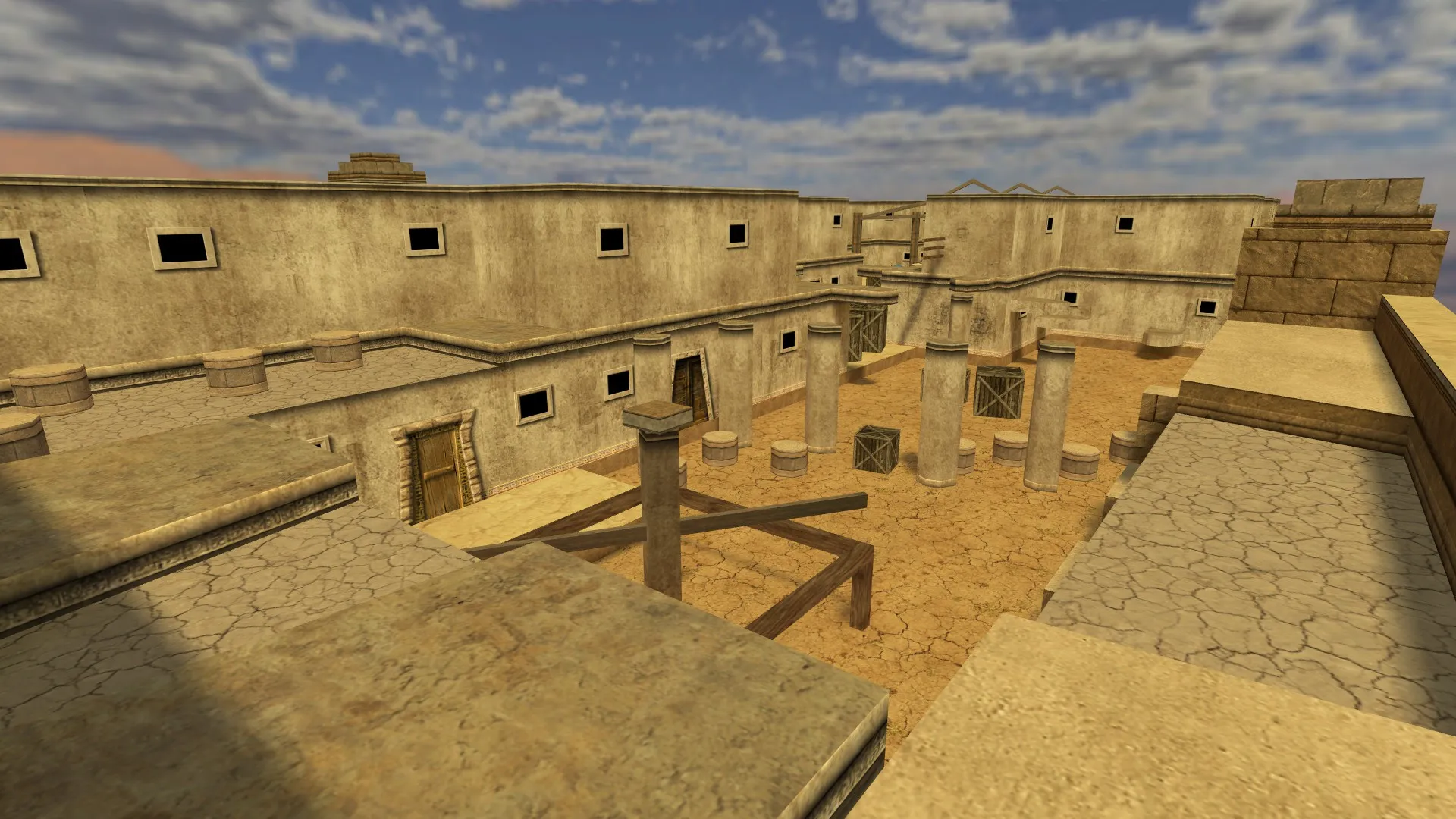 deathrun_metropolis_beta1 для CS 1.6 — карта deathrun, точки, .nav, оптимизация и настройка ботов — скриншот 7
