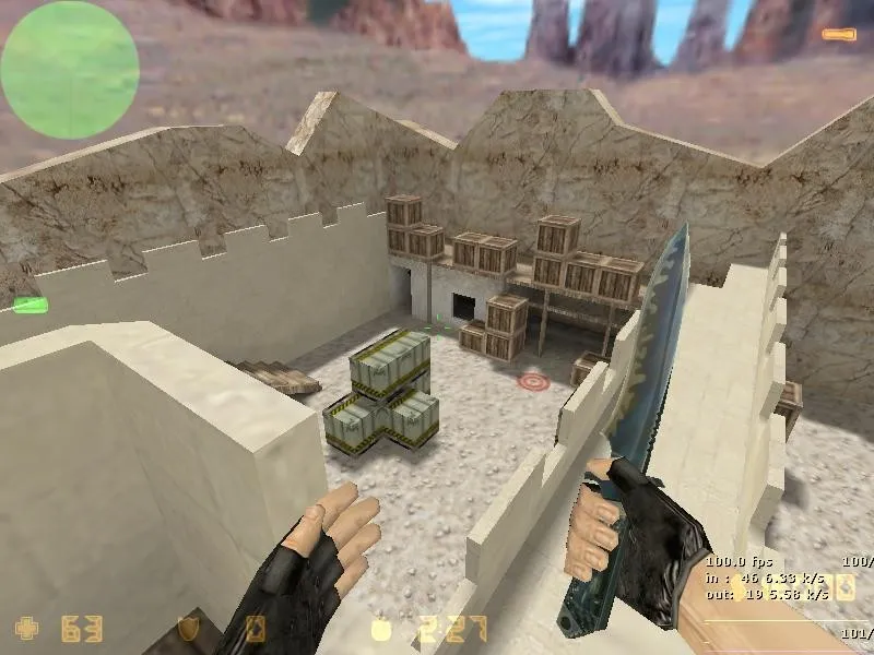 Скачать Карта de_sand_fortress для CS 1.6 — подробный обзор - Скриншот