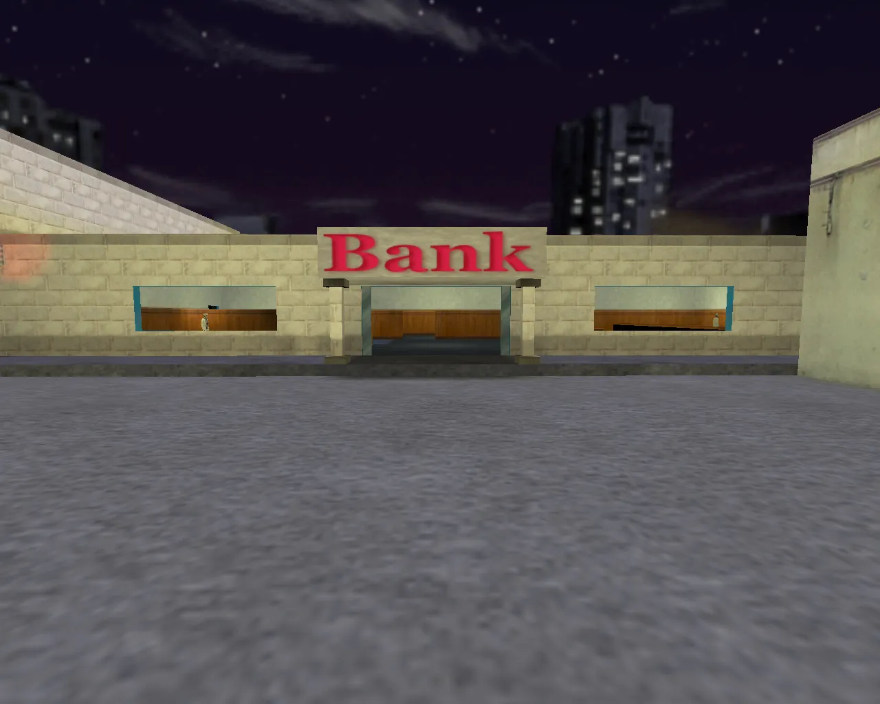Скачать cs_bank карта для CS 1.6: точки, маршруты, .nav для ботов и оптимизация wpoly/epoly - Скриншот