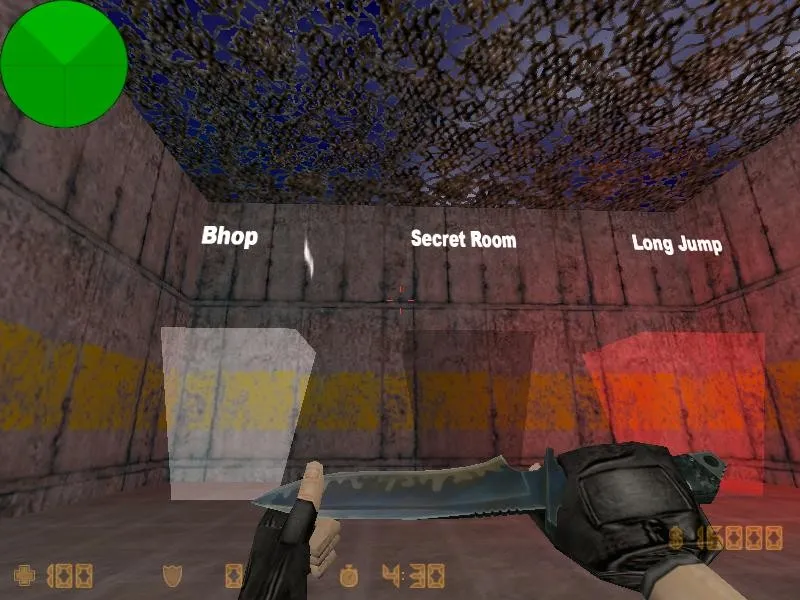 Скачать deathrun_form для CS 1.6: карта deathrun с точками, ловушками и поддержкой ботов - Скриншот