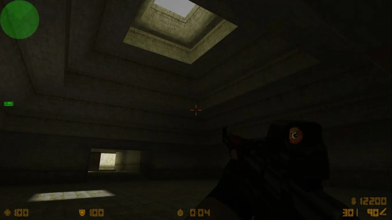 de_aztec2014 карта для CS 1.6: тактики, точки, nav для ботов, оптимизация wpoly/epoly — скриншот 8