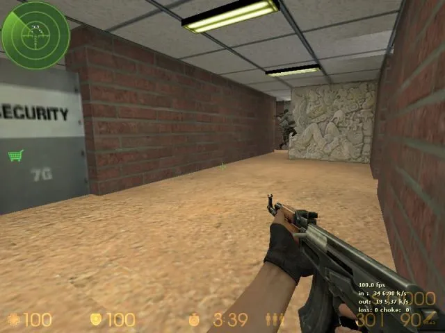 Карта de_wall для CS 1.6: Тактика и особенности — скриншот 3