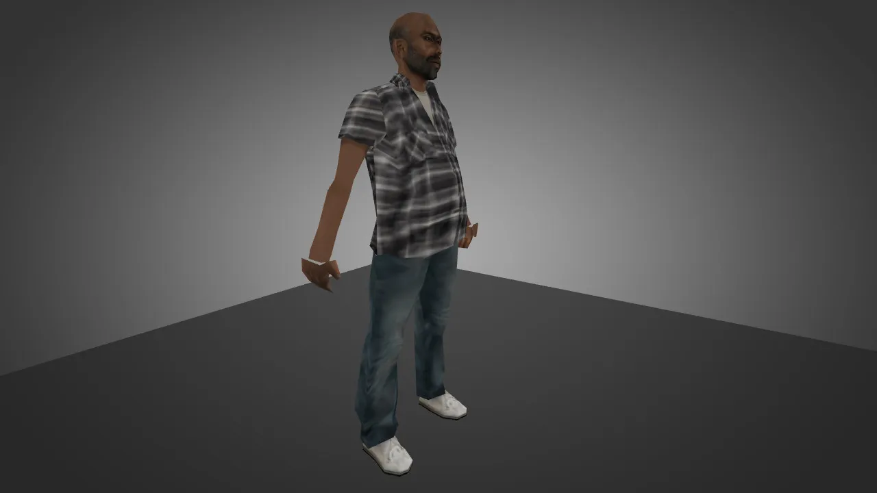 Скачать Модель «GTA SA Neighbor» для CS 1.6 - Уникальный скин для вашего игрока - Скриншот