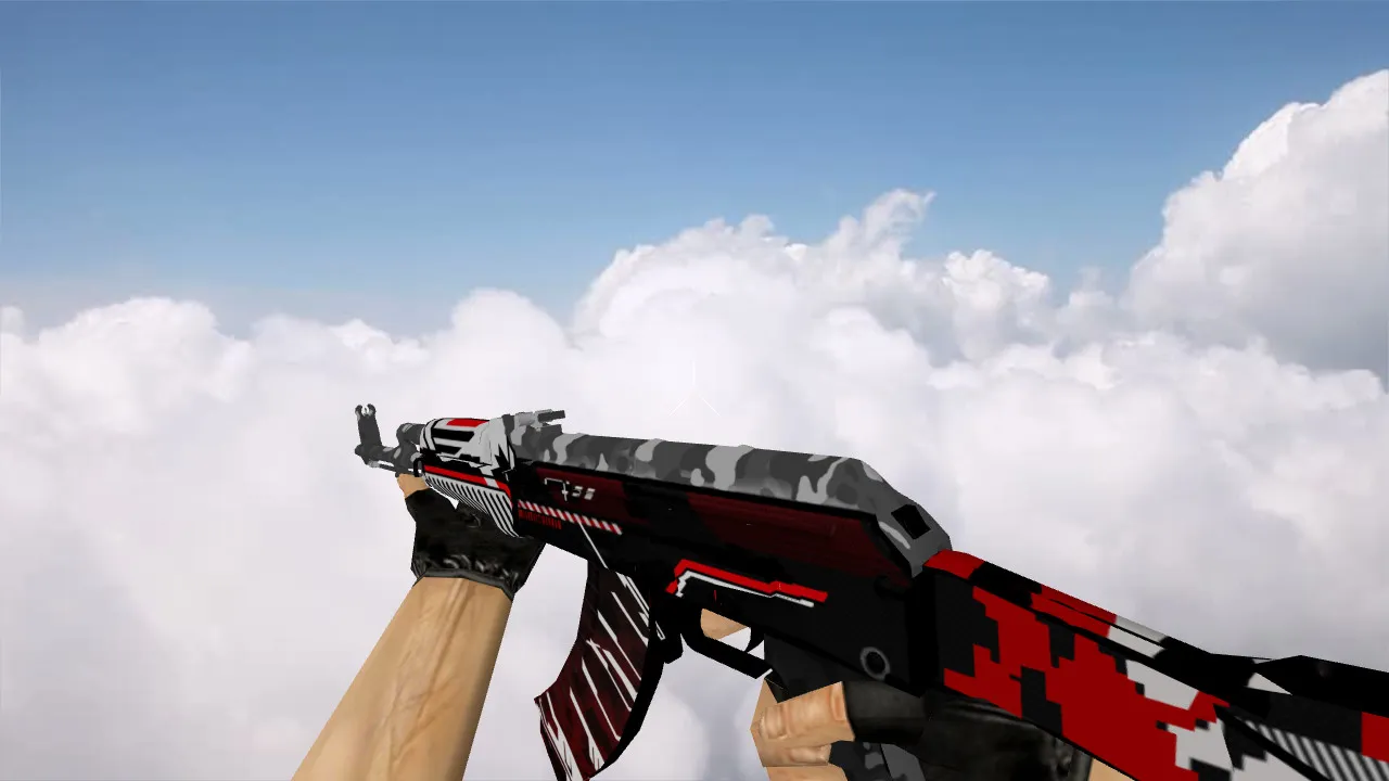 Скачать Модель AK-47 Military Carbon для CS 1.6 - Уникальный стиль и качество - Скриншот