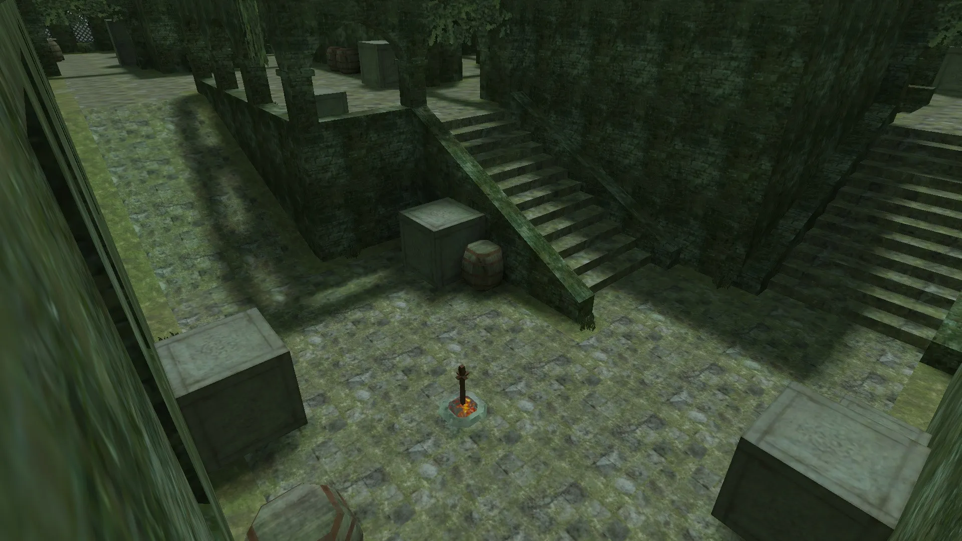 Карта de_undead_burg для CS 1.6: Тактический обзор и особенности — скриншот 10