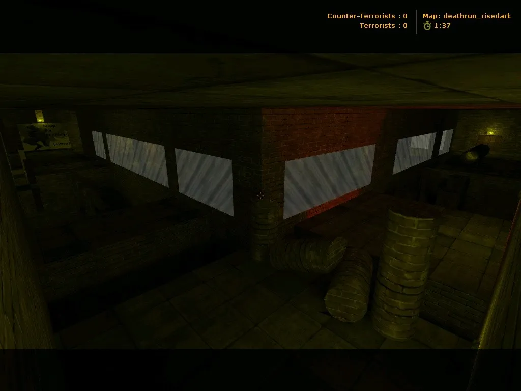 deathrun_risedark для CS 1.6: карта, тактика за TR/T, точки, .nav и оптимизация — скриншот 9