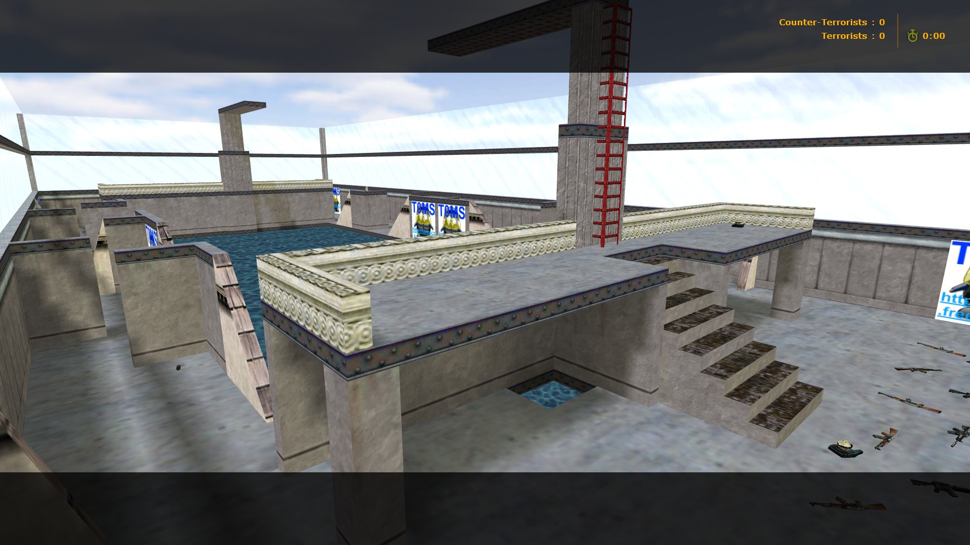 aim_ak-colt_pool_t0ms — скриншот 1