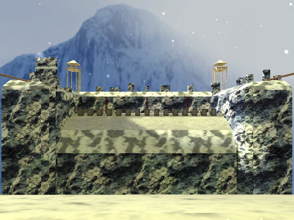 awp_snowmountains_waterfall_v2 — скриншот 1