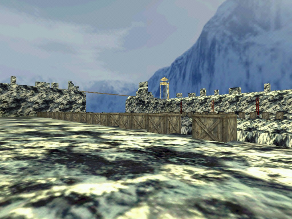 awp_snowmountains_waterfall — скриншот 3