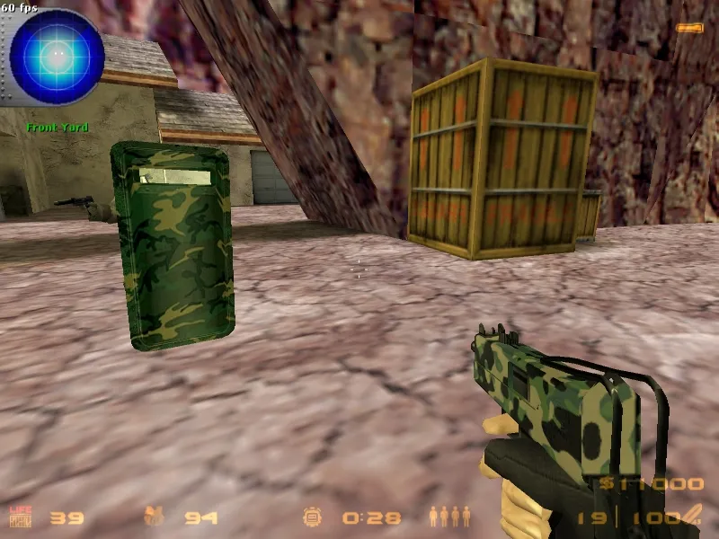 Скачать Модель «Camo Shield Pack» для CS 1.6: v_ / p_ / w_ щиты, звуки и анимации осмотра - Скриншот