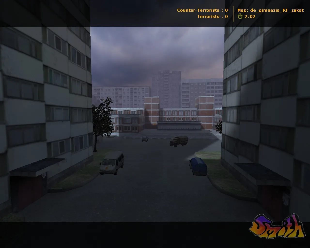 Скачать de_gimnazia_rf — карта для CS 1.6: точки, раунды, баланс сторон и оптимизация под FPS - Скриншот