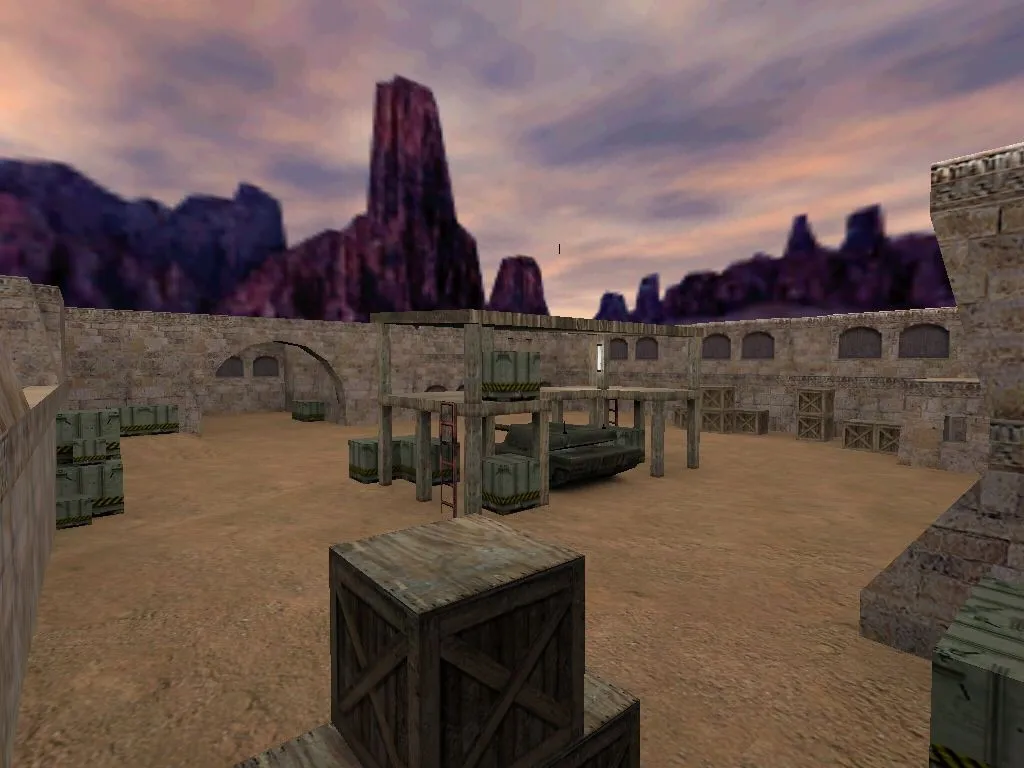 de_arabia2 для CS 1.6: тактики за CT/T, точки на пленте, .nav и оптимизация карты — скриншот 6
