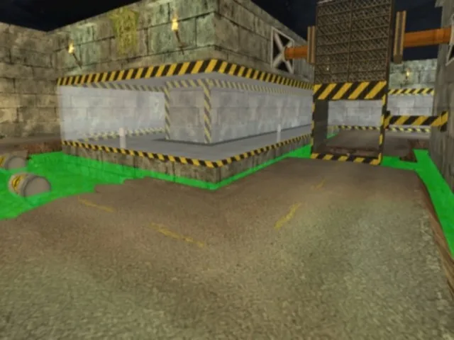 Скачать deathrun_roadway для CS 1.6: карта deathrun, точки, ловушки, .nav, оптимизация и запуск - Скриншот