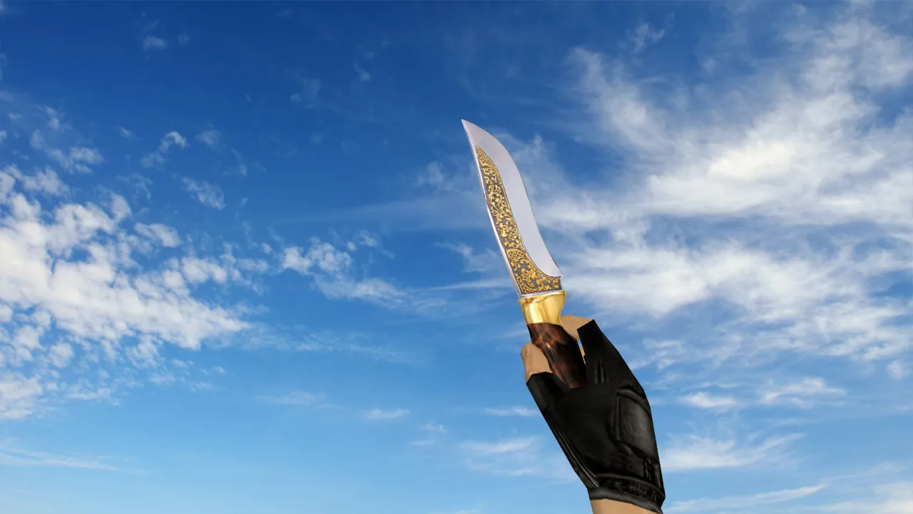 Модель «Winner Dagger» для CS 1.6: v_ и p_ модели, звуки, анимация осмотра, текстуры и настройка — скриншот 2