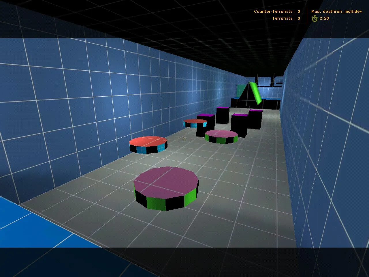 deathrun_multidev карта для CS 1.6: точки прохождения, баланс сторон, .nav и оптимизация — скриншот 3