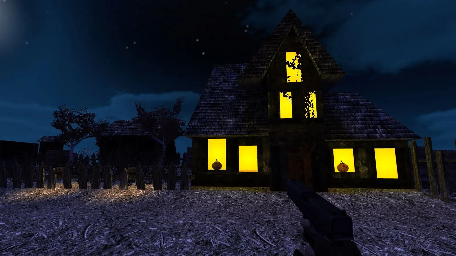 Скачать Карта de_halloween_night для CS 1.6: баланс сторон, точки, .nav для ботов, оптимизация wpoly/epoly - Скриншот