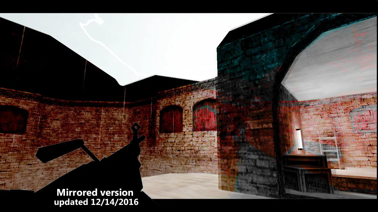 Скачать de_dust2017 для CS 1.6: карта, баланс сторон, точки, .nav для ботов, оптимизация wpoly/epoly - Скриншот