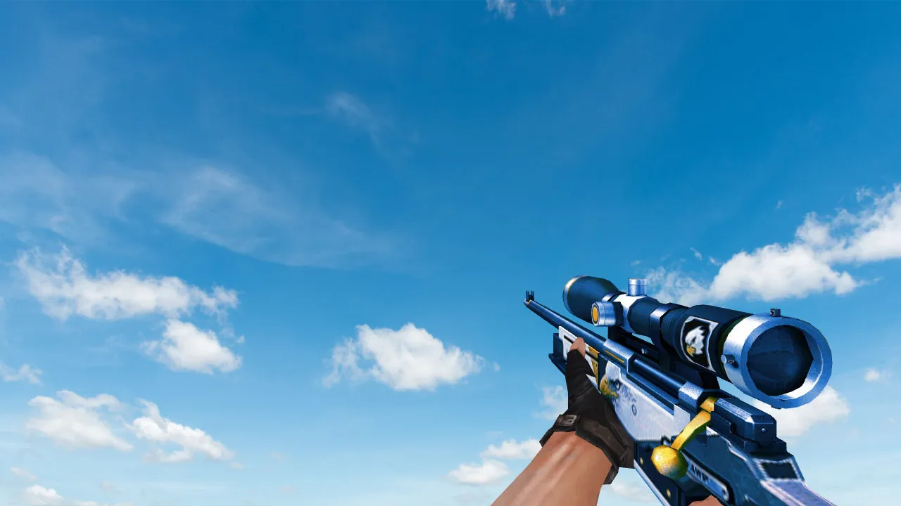 Скачать Модель AWP Bercut для CS 1.6 - Уникальный скин для точности - Скриншот